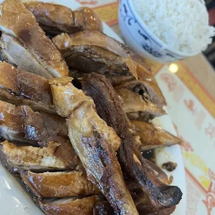 Roasted duck