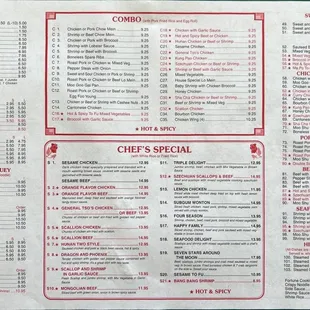 Fresh menu 07/20/24