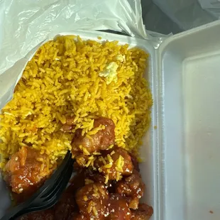 chicken wings and fried chicken, food