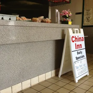 Daily specials