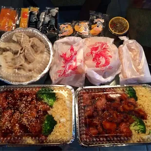 Takeout - $25, $30 with delivery and tip