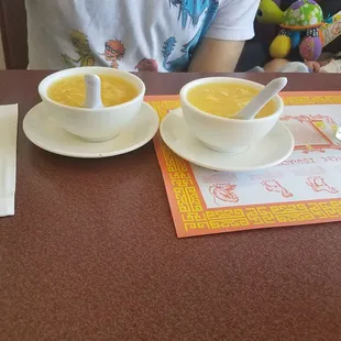 Egg flower soup