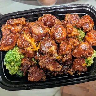 The portions are vast here.