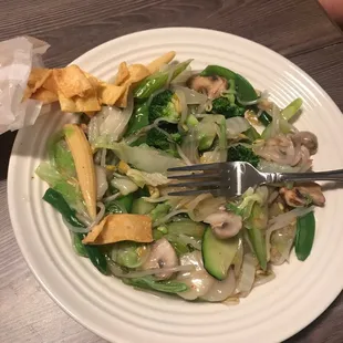 No noodles in the chow mein apparently?