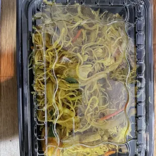 Combination Singapore Noodles with 1 (yes 1) shrimp