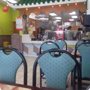 interior, paella