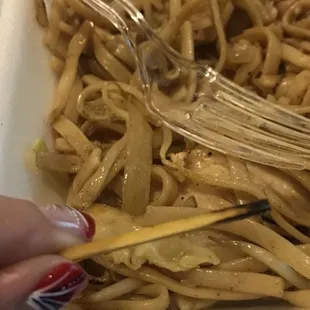 We found a match stick in our food.