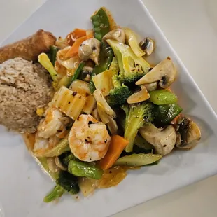 Spicy Shrimp and Vegetables