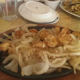 Sizzling Garlic Shrimp