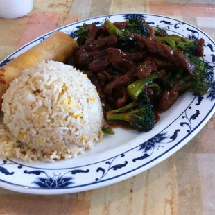 Beef and Broccoli Plate