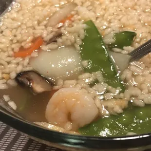 Sizzling Rice Soup