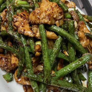 Sichuan String Beans w/ Chicken