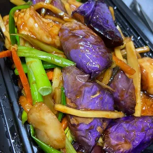 Eggplant Stir-Fry w/ Hot Garlic Sauce