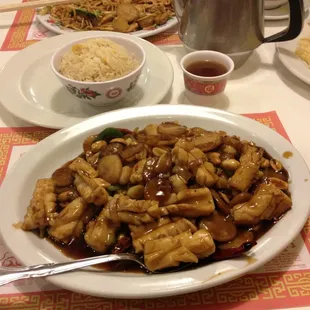 Calamari w/ brown sauce