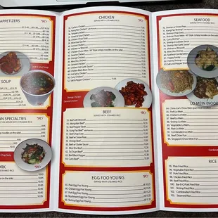Menu as of 10/21/2022