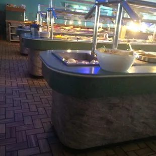 a view of the buffet