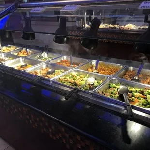 a variety of food items