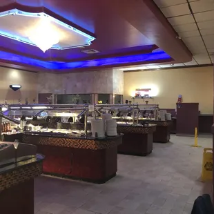 a view of the buffet