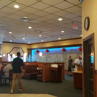 sushi and sashimi, interior