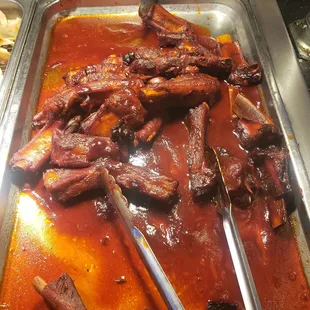 bbq ribs, food, ribs