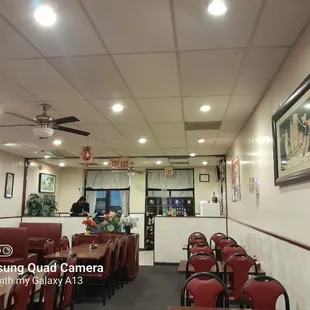 the interior of a restaurant