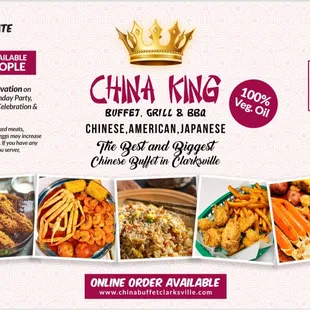 Take Out Menu Front Side