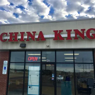 the front of the store