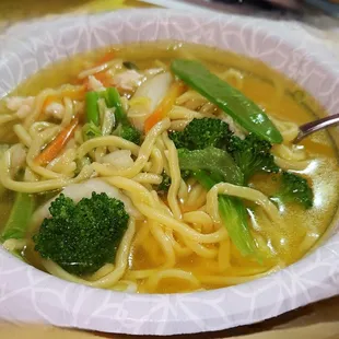 Chicken Yat Ga Mein.  A New Orleans Favorite, Right Here In Columbus!  (I Add Some Extra Bouillon And Sriracha For Extra Flavor).