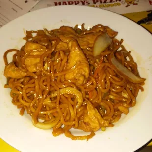 Chicken Lo Mein.  This Is About A Third Of A Quart So Three Meals For About $11.