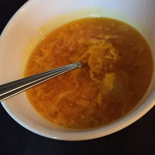 Yellow food coloring added to water.