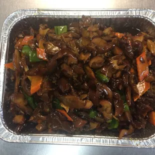 Bourbon Chicken Party Tray. 1/2 Size Foil Steam Table Pan
