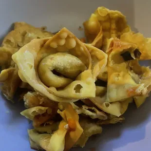 Over cooked wontons