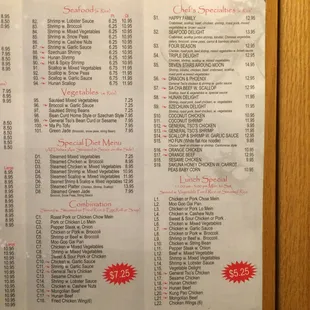 menu, sushi and sashimi