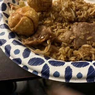 C5. Pepper Steak with Onion Combo Platter