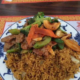 Beef in garlic sauce