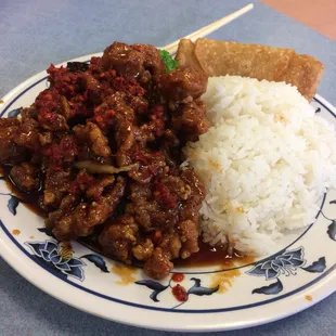 I ordered the extra spicy General Tso's