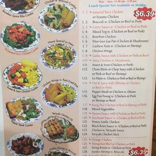 ramen and noodles, menu
