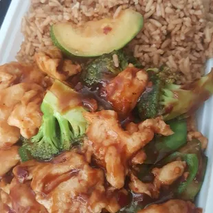 Sa cha chicken combo meal