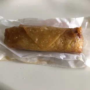 Super greasy eggroll, but it was good