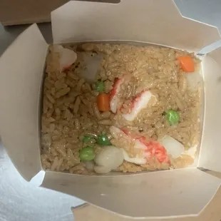 Seafood fried rice