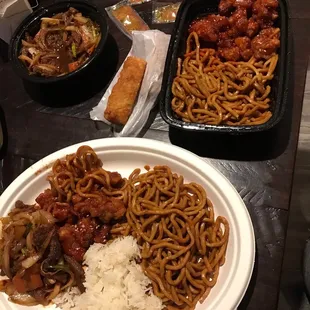 33. Plain Lo Mein, C2. Sesame Chicken, 66. Mongolian Beef, 1. Egg Roll