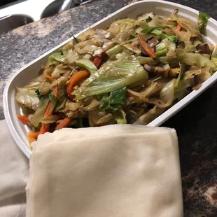 Moo shu vegetable