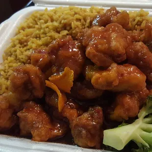 Orange Chicken Lunch Combo