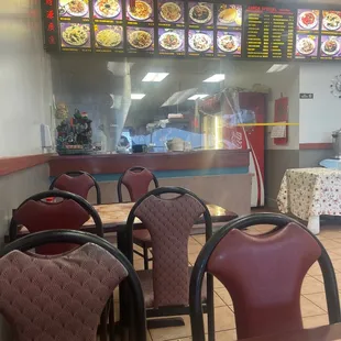 Main counter near entrance.