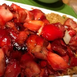 The best Bourbon Chicken in the area!