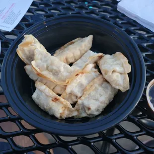 Fried pork dumplings