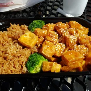 Sesame tofu