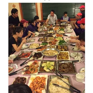 All employees "NEW YEAR" of "China King"