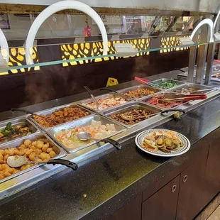 Buffet line