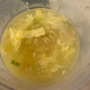 Eggdrop wonton soup